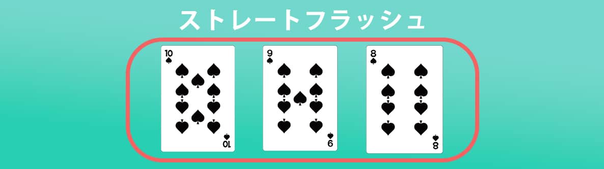 1. ストレートフラッシュ
