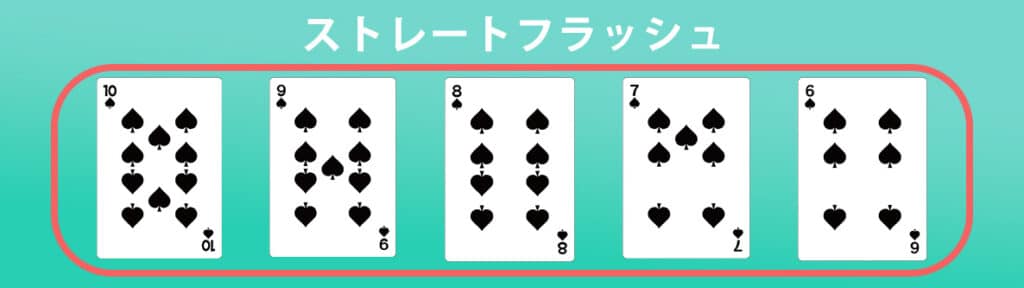 9. ストレートフラッシュ