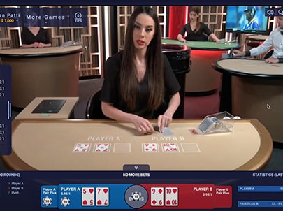 STEP5. Player Bに2枚目のカード配布＆5回目のベットタイム