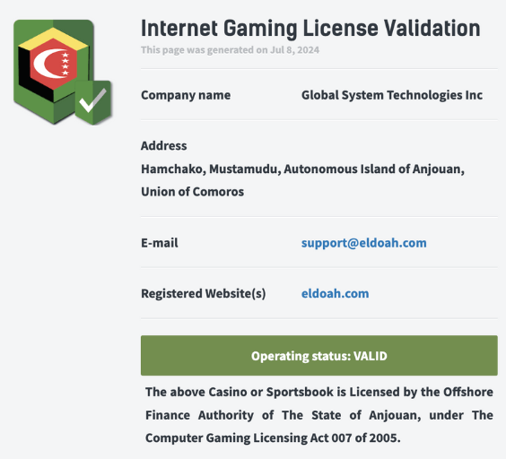 eldoah-license