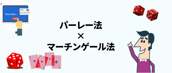 パーレー法とマーチンゲール法の組み合わせ方法
