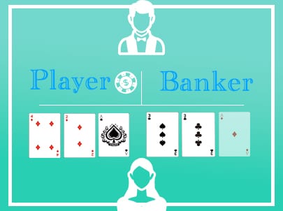 手順4-2. バンカー側に3枚目のカードが配布される_ 手順4-2. バンカー側に3枚目のカードが配布される_